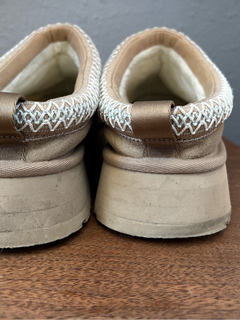 UGG Slip-On Suede Mules in Tan Women Size 11 - Picture 5 of 14